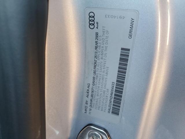 Photo 11 VIN: WAUD2AFH2HN004433 - AUDI A5 SPORT 