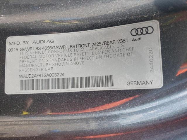 Photo 9 VIN: WAUD2AFR1GA003224 - AUDI A5 PREMIUM 