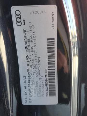 Photo 11 VIN: WAUD2AFR5GA037182 - AUDI A5 