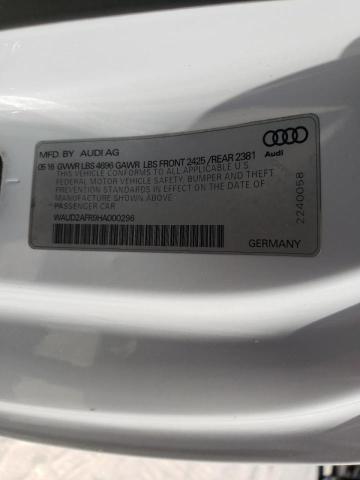 Photo 9 VIN: WAUD2AFR9HA000296 - AUDI A5 