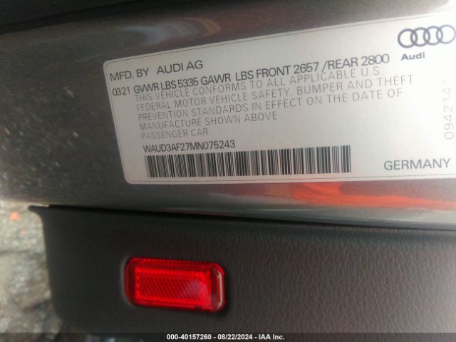 Photo 8 VIN: WAUD3AF27MN075243 - AUDI A6 