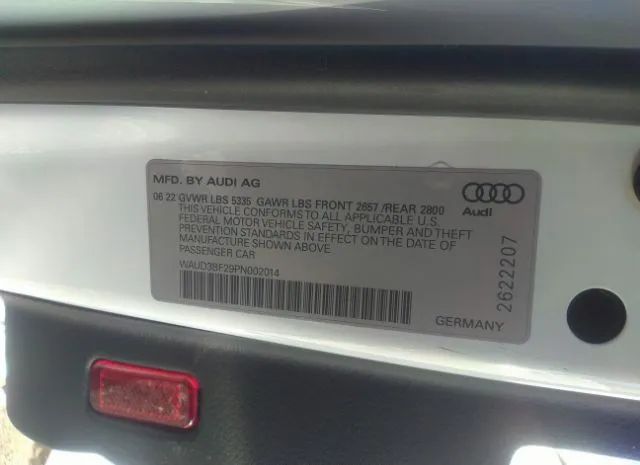 Photo 8 VIN: WAUD3BF29PN002014 - AUDI A6 SEDAN 