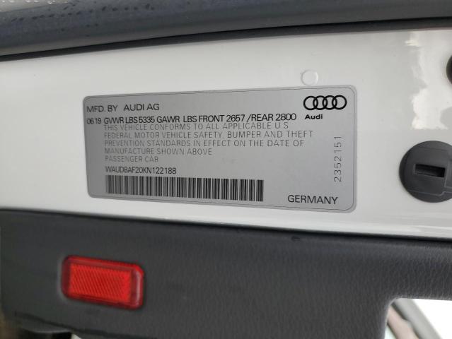 Photo 11 VIN: WAUD8AF20KN122188 - AUDI A6 PREMIUM 