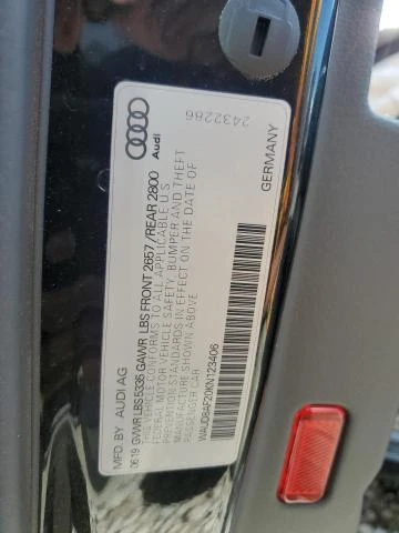 Photo 11 VIN: WAUD8AF20KN123406 - AUDI A6 PREMIUM 