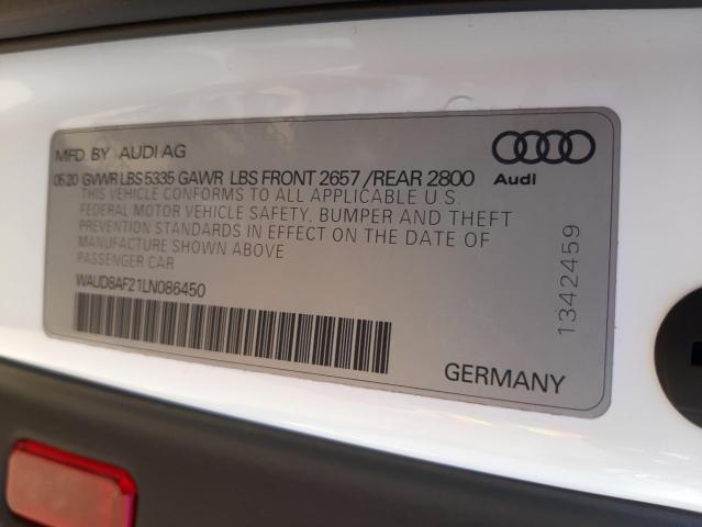 Photo 9 VIN: WAUD8AF21LN086450 - AUDI A6 PREMIUM 