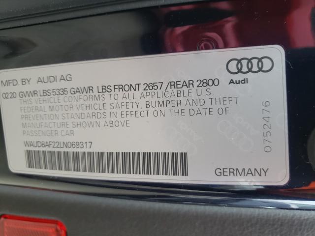 Photo 9 VIN: WAUD8AF22LN069317 - AUDI A6 PREMIUM 