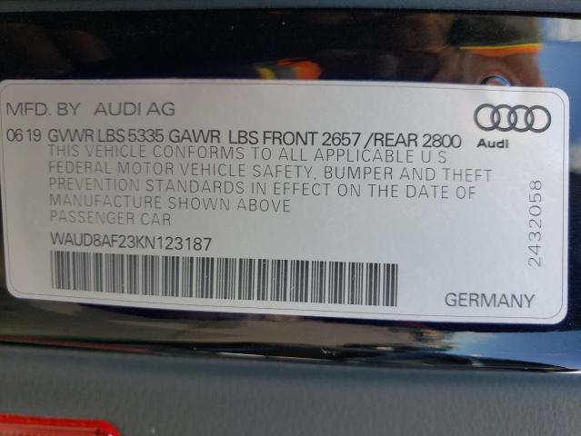 Photo 11 VIN: WAUD8AF23KN123187 - AUDI A6 PREMIUM 