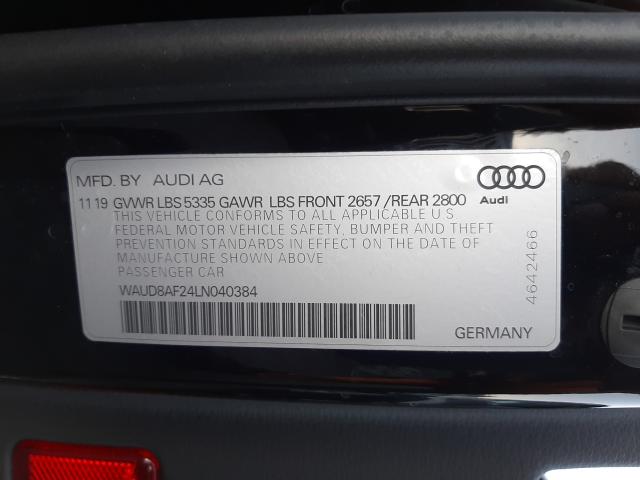 Photo 9 VIN: WAUD8AF24LN040384 - AUDI A6 PREMIUM 