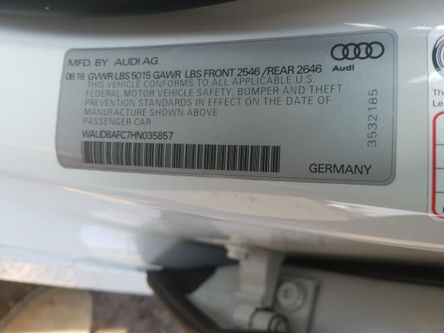 Photo 9 VIN: WAUD8AFC7HN035857 - AUDI A6 PREMIUM 