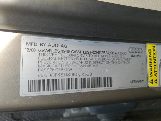 Photo 12 VIN: WAUDF48H89K009528 - AUDI A4 2.0T CA 