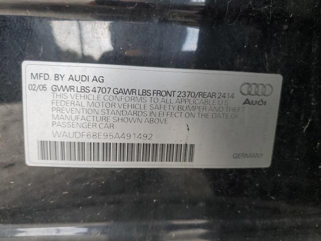 Photo 11 VIN: WAUDF68E95A491492 - AUDI A4 