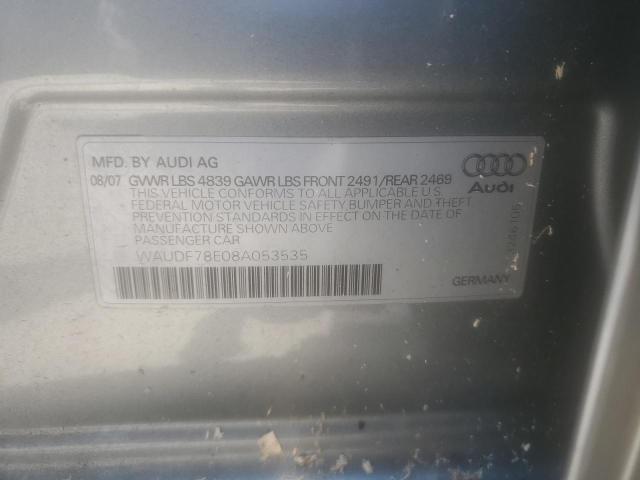 Photo 11 VIN: WAUDF78E08A053535 - AUDI A4 