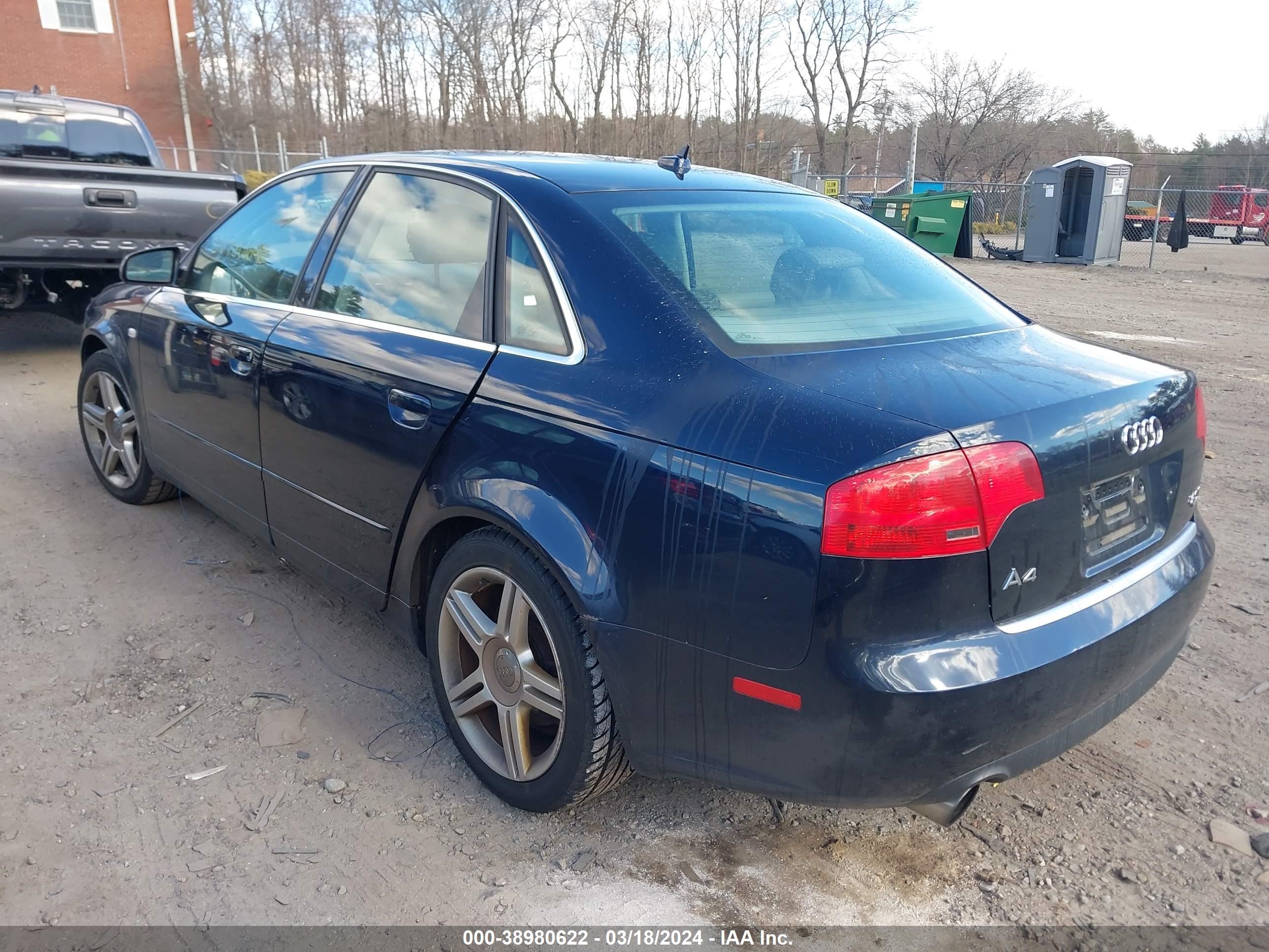 Photo 2 VIN: WAUDF78E17A035592 - AUDI A4 