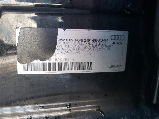 Photo 9 VIN: WAUDF78E28A039944 - AUDI A4 2.0T QU 