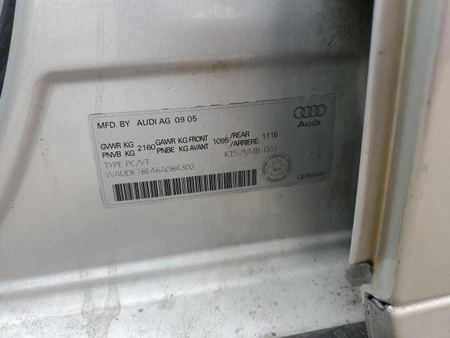 Photo 11 VIN: WAUDF78E46A084302 - AUDI A4 2.0T QU 