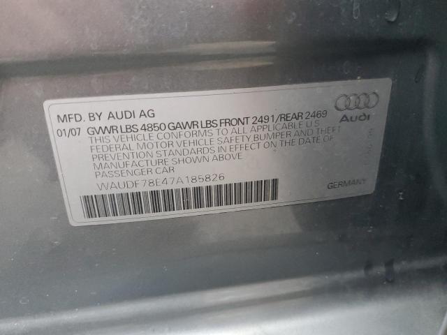 Photo 11 VIN: WAUDF78E47A185826 - AUDI A4 