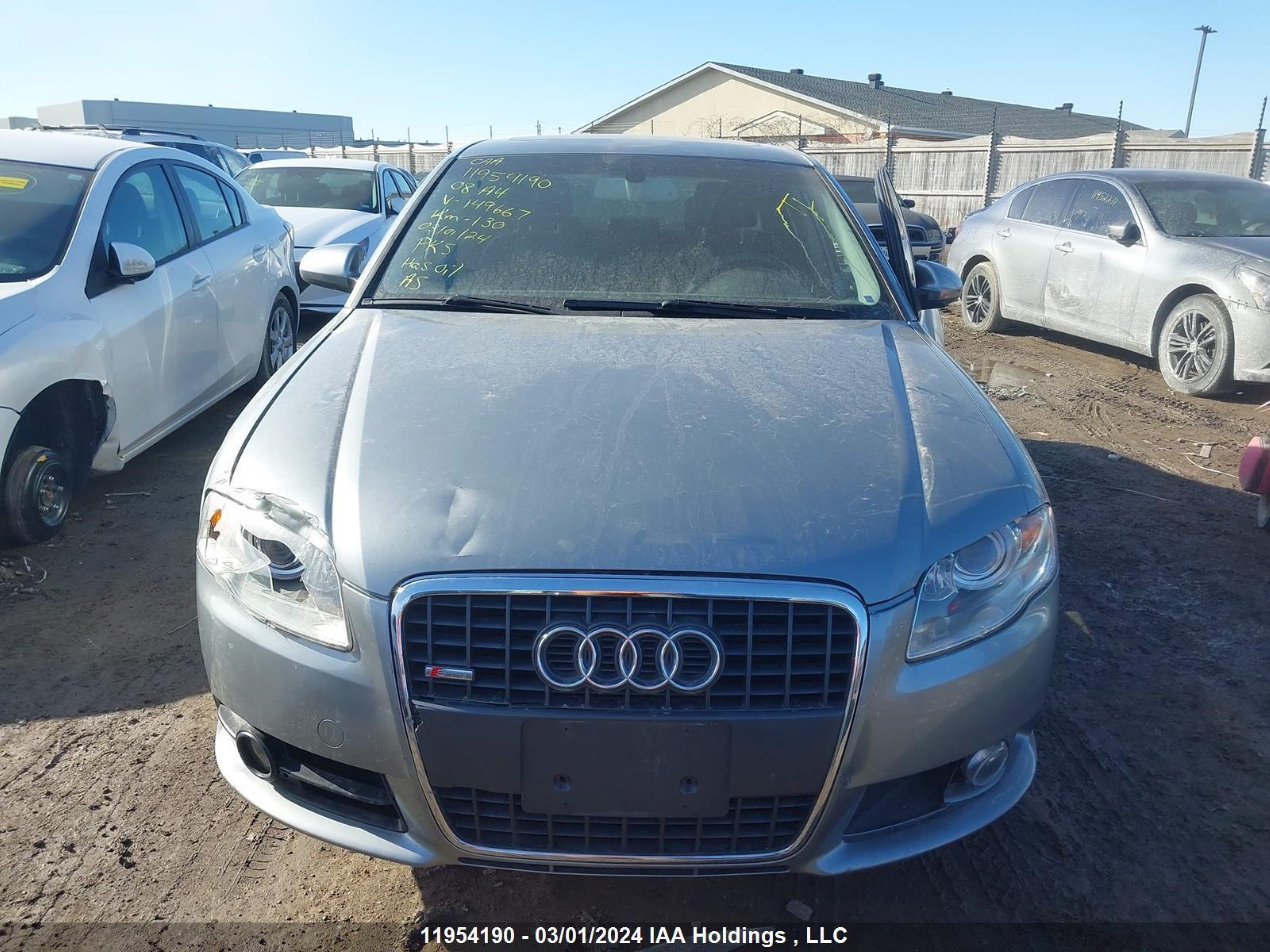 Photo 11 VIN: WAUDF78E48A149667 - AUDI A4 