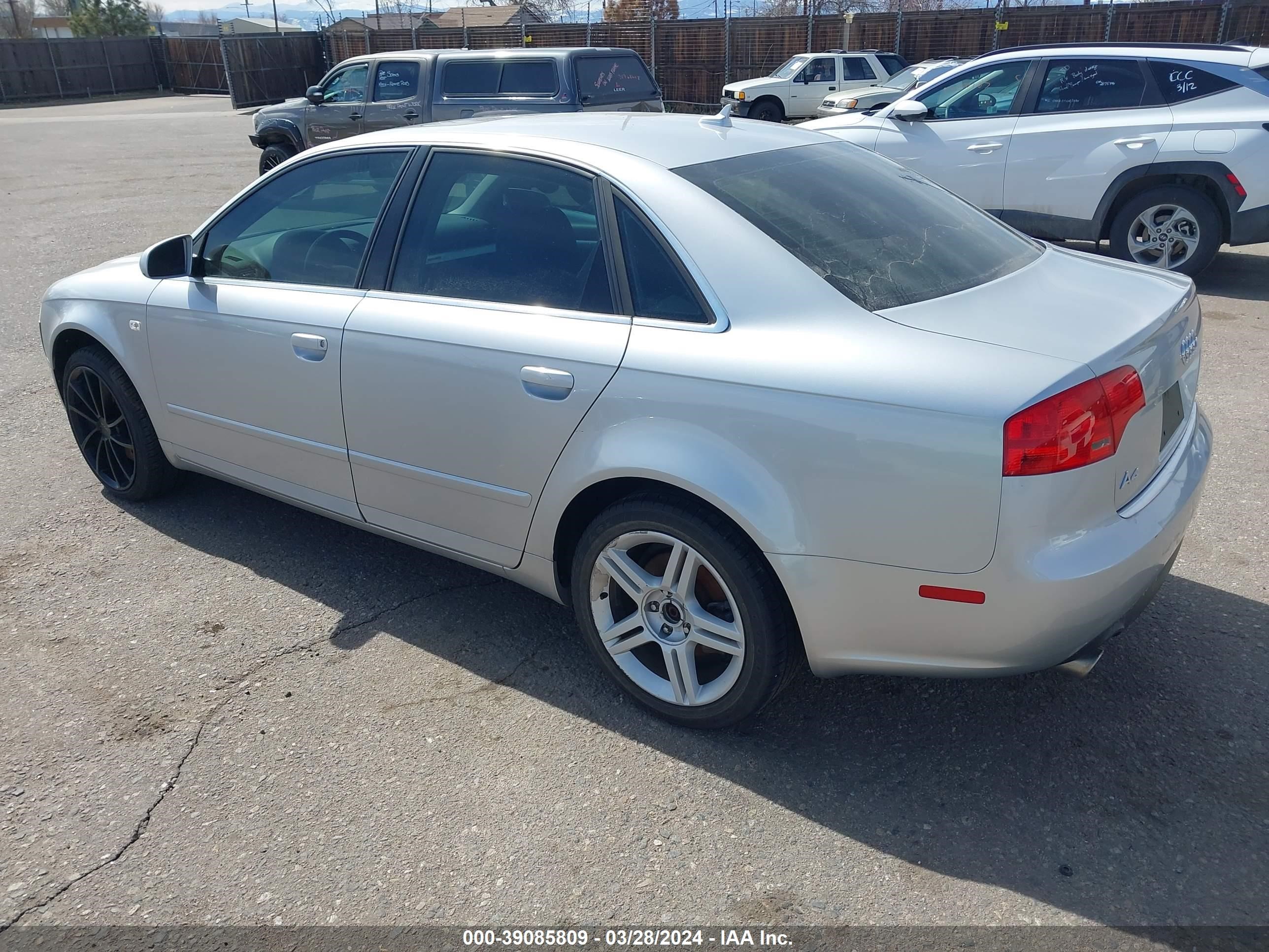 Photo 2 VIN: WAUDF78E77A189403 - AUDI A4 