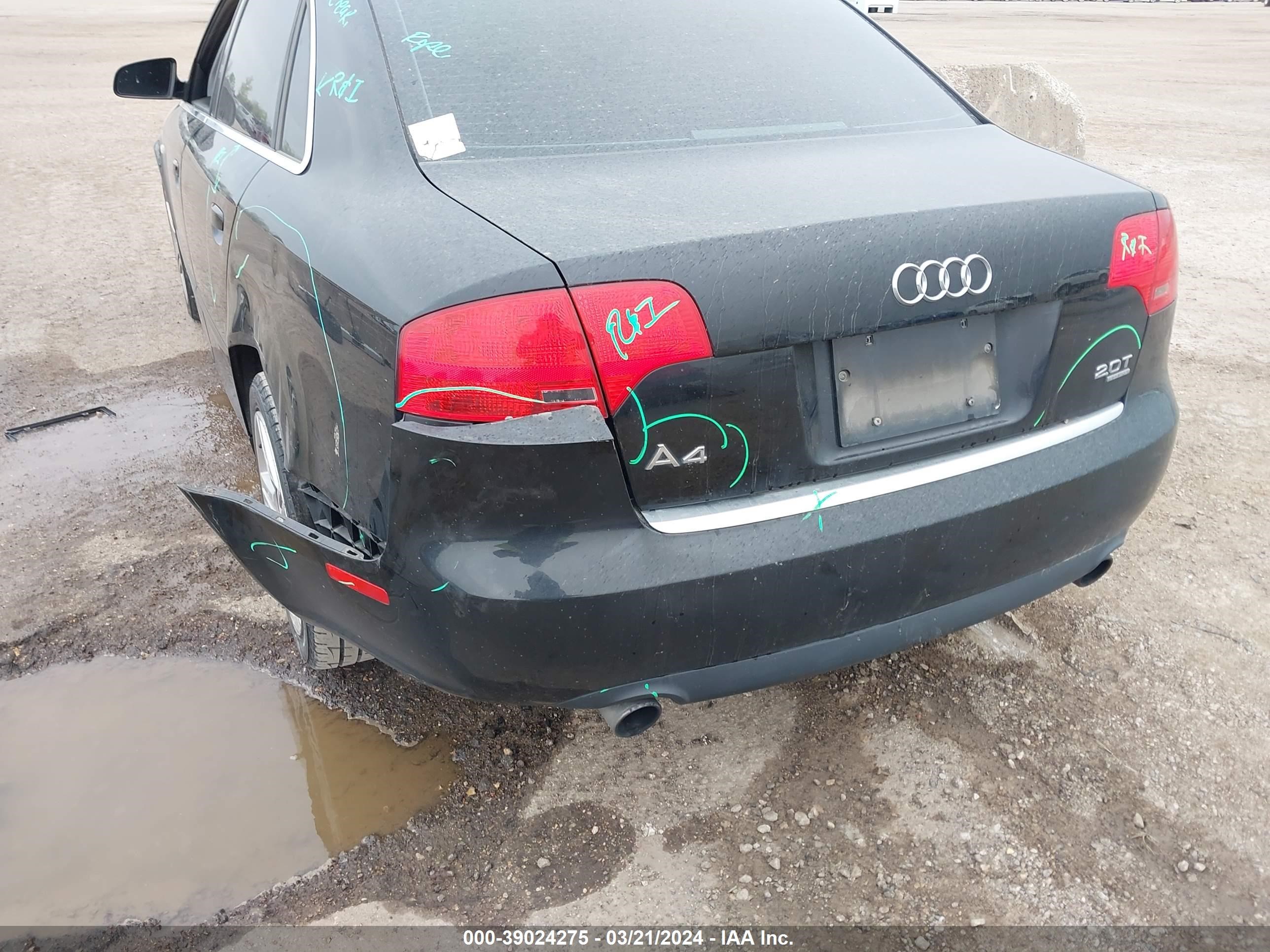 Photo 5 VIN: WAUDF78E77A224375 - AUDI A4 