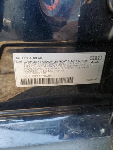 Photo 12 VIN: WAUDF78E78A090162 - AUDI A4 2.0T QU 