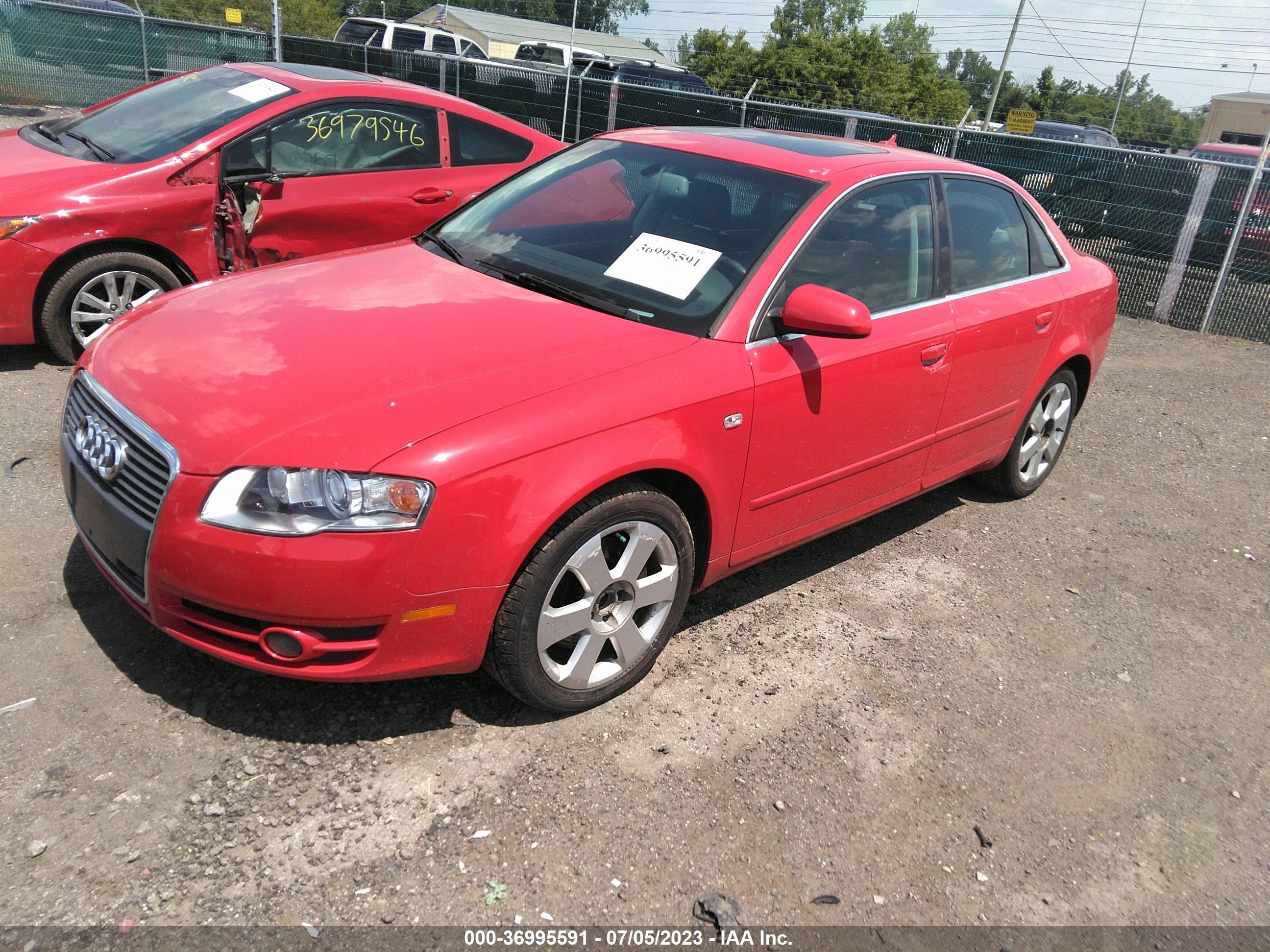 Photo 1 VIN: WAUDF78E87A121398 - AUDI A4 