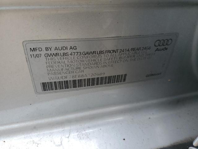 Photo 11 VIN: WAUDF78E88A120589 - AUDI A4 2.0T QU 