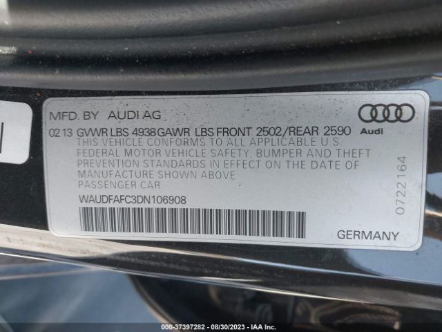 Photo 8 VIN: WAUDFAFC3DN106908 - AUDI A6 