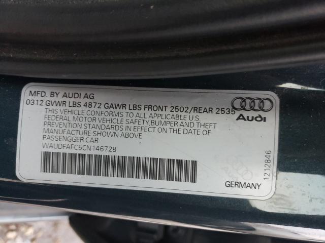 Photo 9 VIN: WAUDFAFC5CN146728 - AUDI A6 