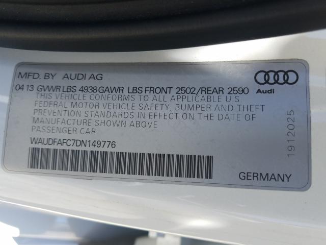 Photo 9 VIN: WAUDFAFC7DN149776 - AUDI A6 PREMIUM 