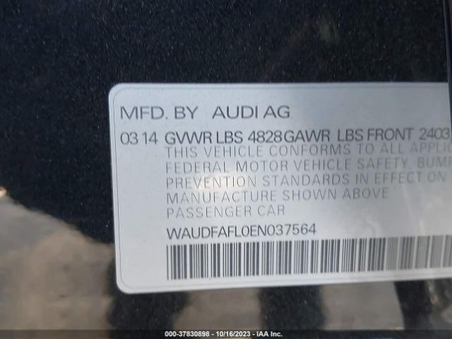 Photo 8 VIN: WAUDFAFL0EN037564 - AUDI A4 