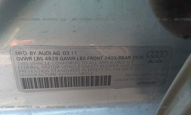 Photo 8 VIN: WAUDFAFL5BN047714 - AUDI A4 