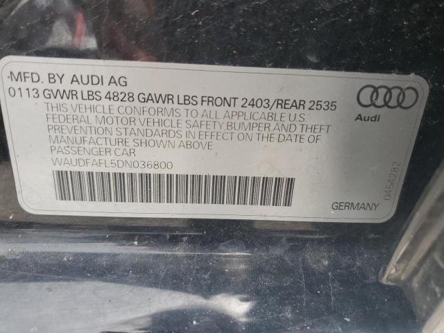 Photo 12 VIN: WAUDFAFL5DN036800 - AUDI A4 PREMIUM 