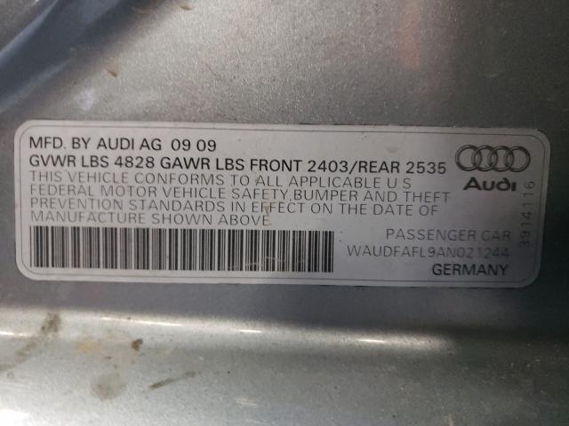 Photo 9 VIN: WAUDFAFL9AN021244 - AUDI A4 PREMIUM 