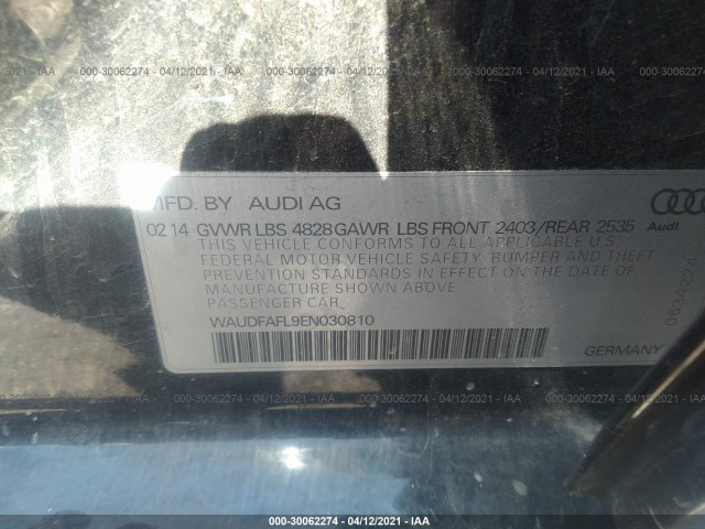 Photo 8 VIN: WAUDFAFL9EN030810 - AUDI A4 