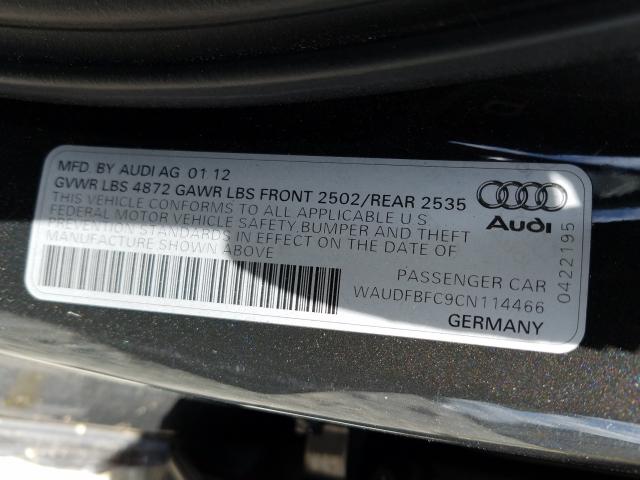 Photo 9 VIN: WAUDFBFC9CN114466 - AUDI A6 