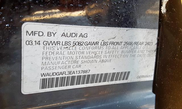 Photo 9 VIN: WAUDGAFL3EA137887 - AUDI S4 