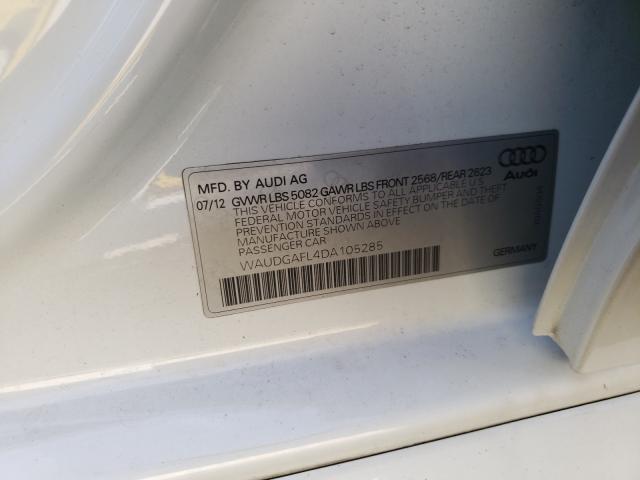 Photo 9 VIN: WAUDGAFL4DA105285 - AUDI S4 PREMIUM 