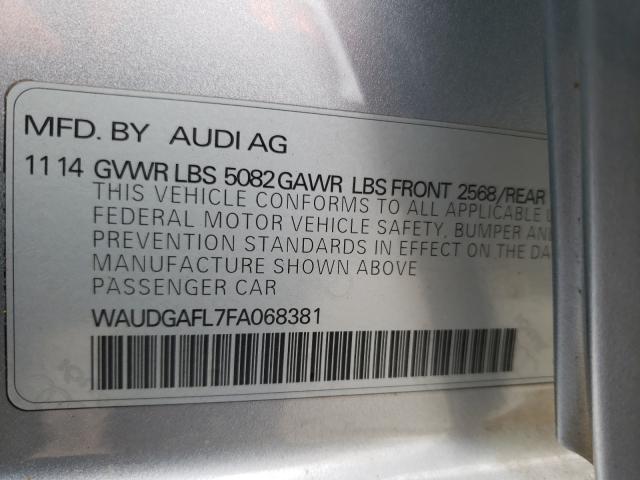 Photo 9 VIN: WAUDGAFL7FA068381 - AUDI S4 PREMIUM 