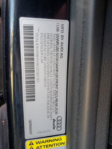 Photo 11 VIN: WAUDH48H59K008590 - AUDI A4 3.2 CAB 