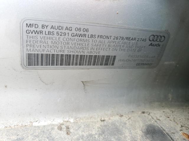 Photo 11 VIN: WAUDH74F17N015473 - AUDI A6 