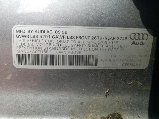 Photo 11 VIN: WAUDH74F57N055295 - AUDI A6 3.2 QUA 