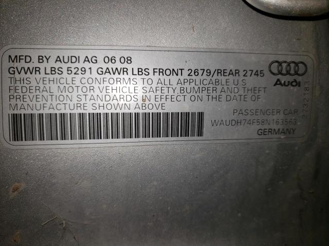 Photo 11 VIN: WAUDH74F58N163563 - AUDI A6 