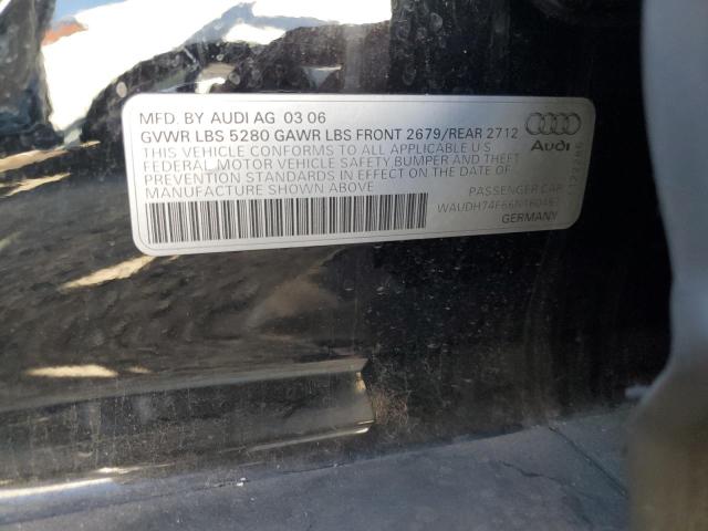 Photo 11 VIN: WAUDH74F66N160457 - AUDI A6 3.2 QUA 