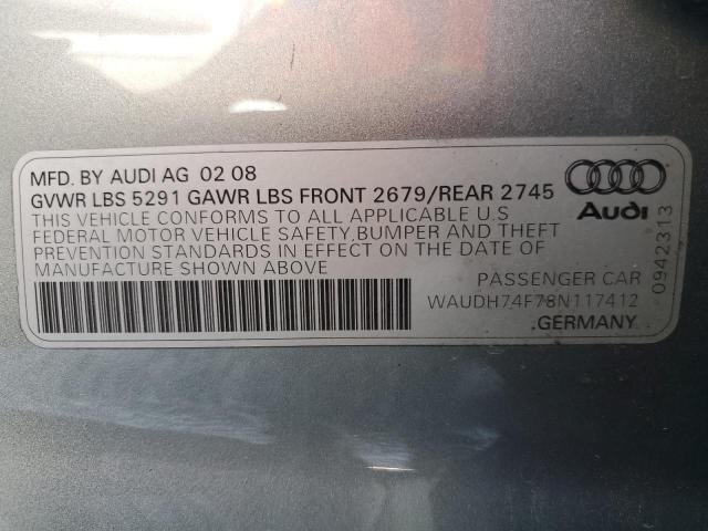 Photo 11 VIN: WAUDH74F78N117412 - AUDI A6 3.2 QUA 