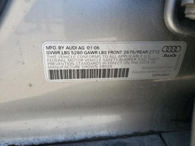 Photo 11 VIN: WAUDH74F86N133714 - AUDI A6 3.2 QUA 