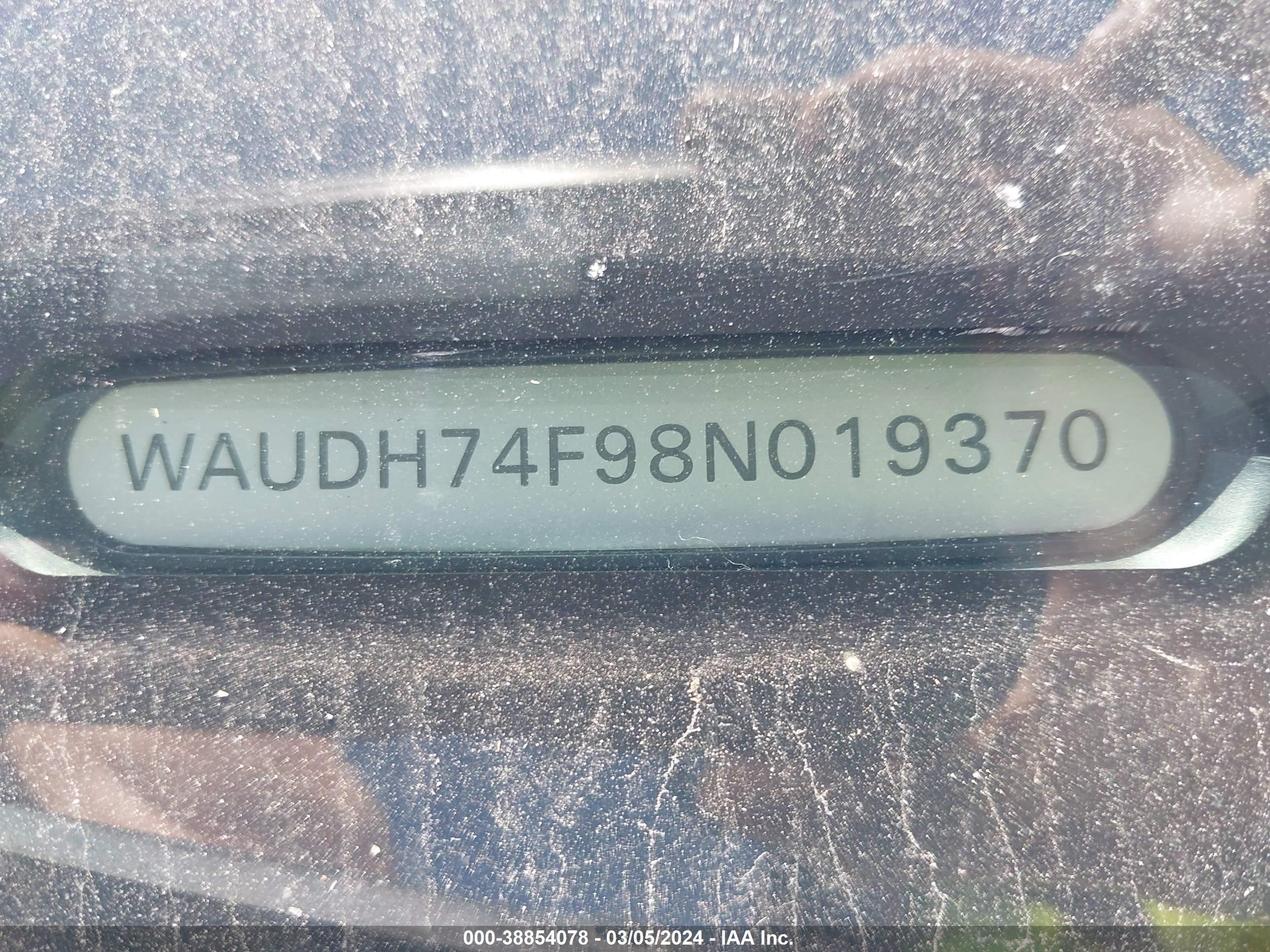 Photo 8 VIN: WAUDH74F98N019370 - AUDI A6 