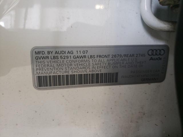 Photo 9 VIN: WAUDH74FX8N078556 - AUDI A6 3.2 QUA 