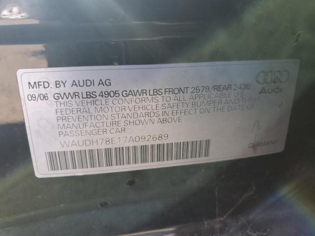 Photo 12 VIN: WAUDH78E17A092689 - AUDI A4 3.2 QUA 