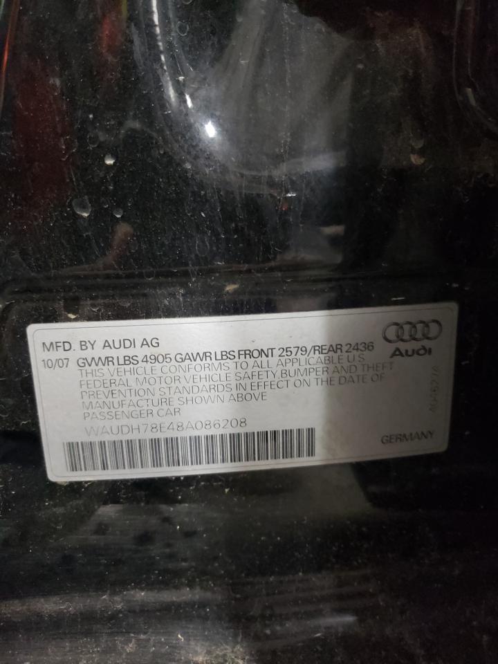 Photo 12 VIN: WAUDH78E48A086208 - AUDI A4 