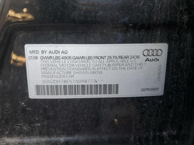 Photo 11 VIN: WAUDH78E57A048713 - AUDI A4 